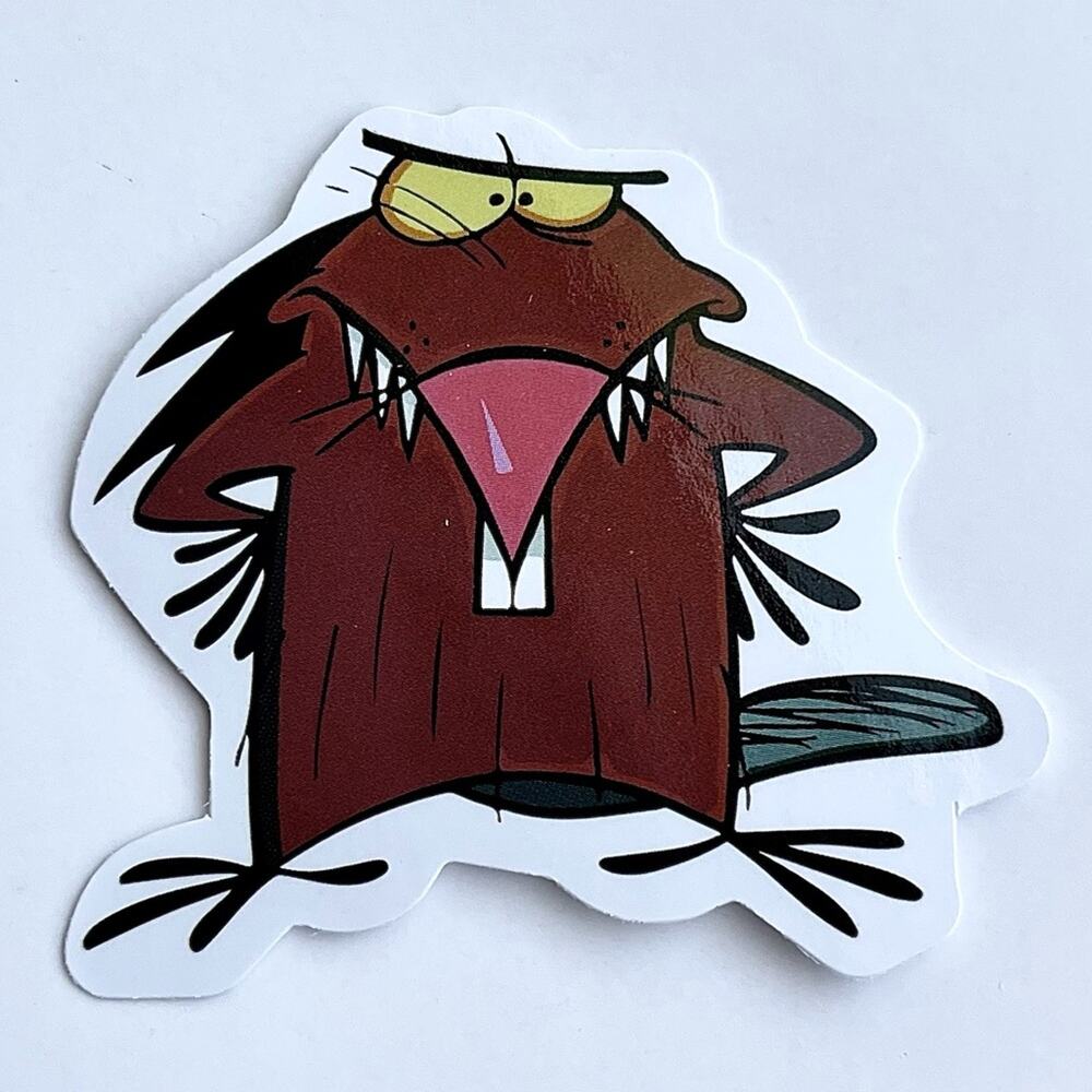 5/$10  90’s Vintage Cartoons Waterproof New Vinyl Sticker Decal The Angry Beaver